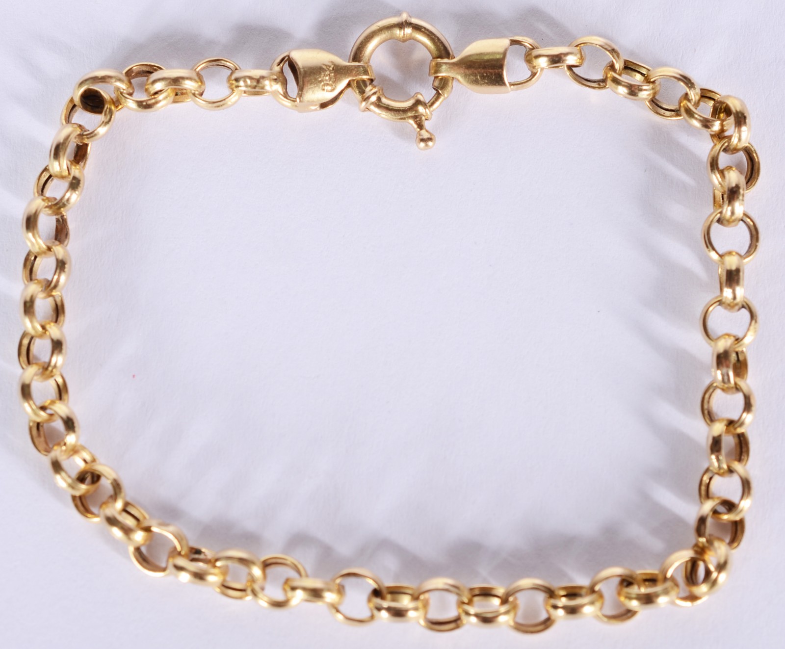 Pulseira de ouro 18 k., contraste 750 mls modelo elos portugueses... - foto 1 de 5