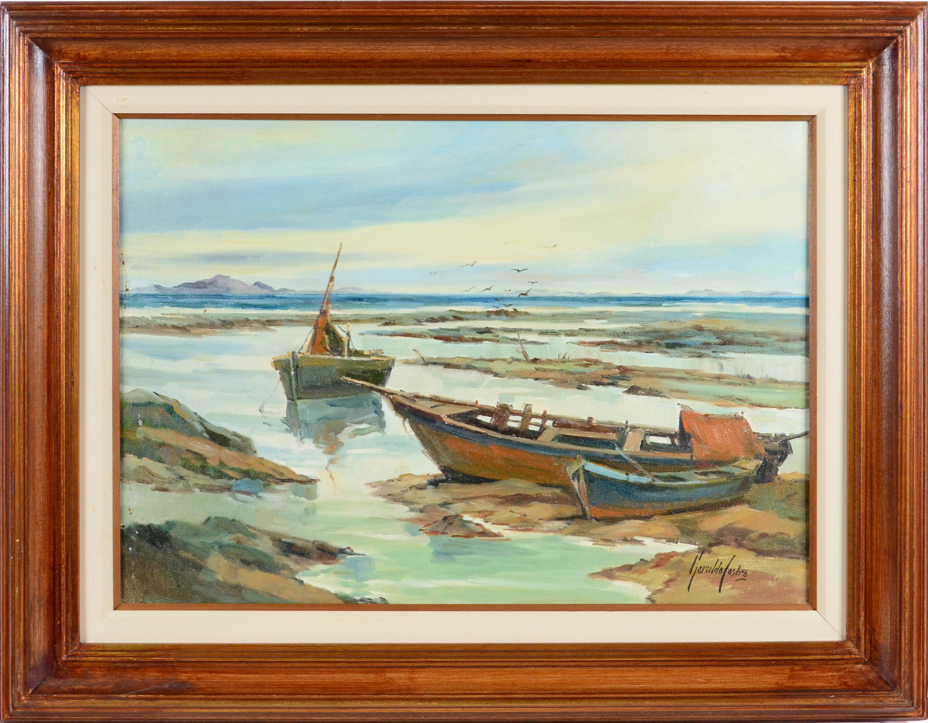 Geraldo Castro (1914-1922), Marinha com barcos - foto 1 de 3