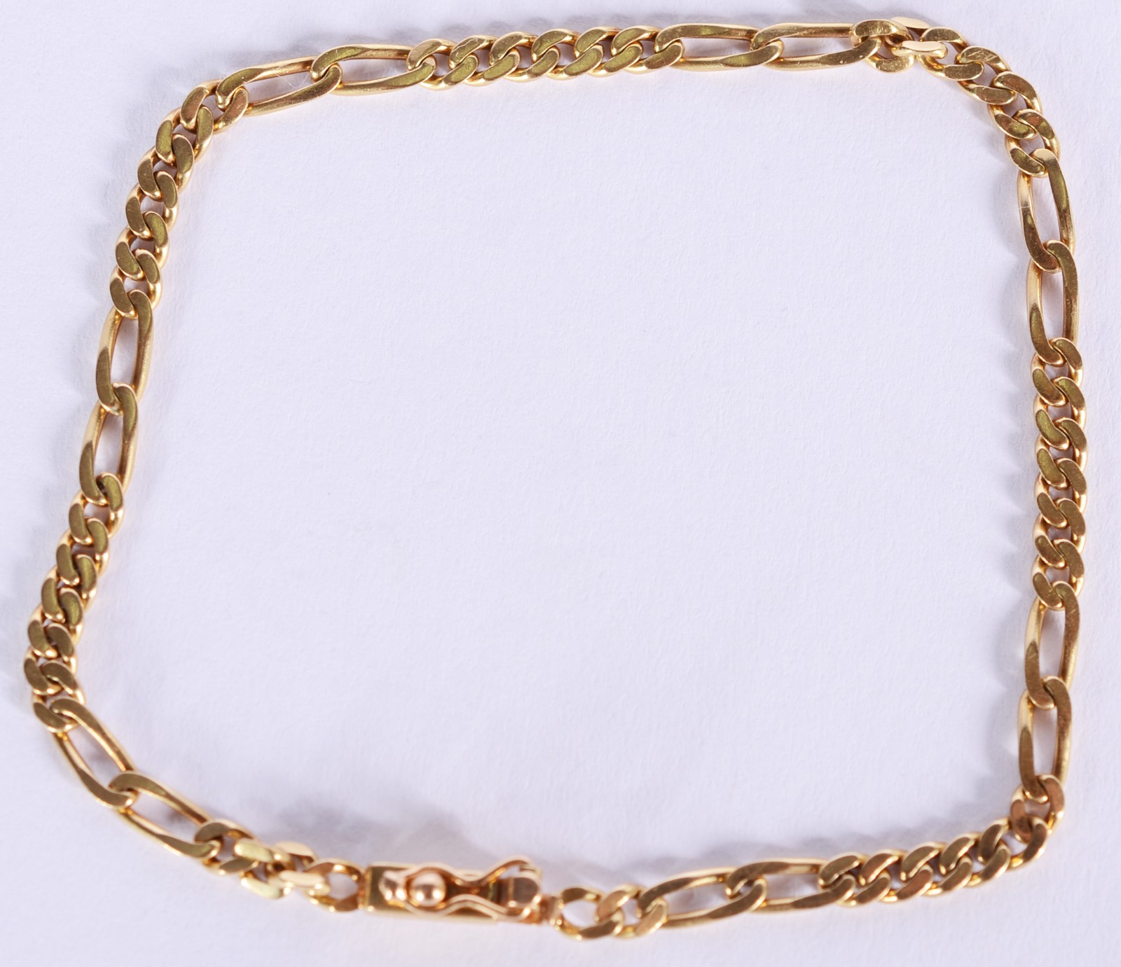 Pulseira de ouro 18 k., contraste 750 mls. (Por motivos de segurança... - foto 1 de 3