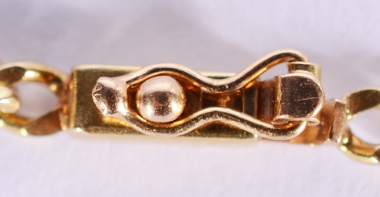 Pulseira de ouro 18 k., contraste 750 mls. (Por motivos de segurança... - foto 3 de 3