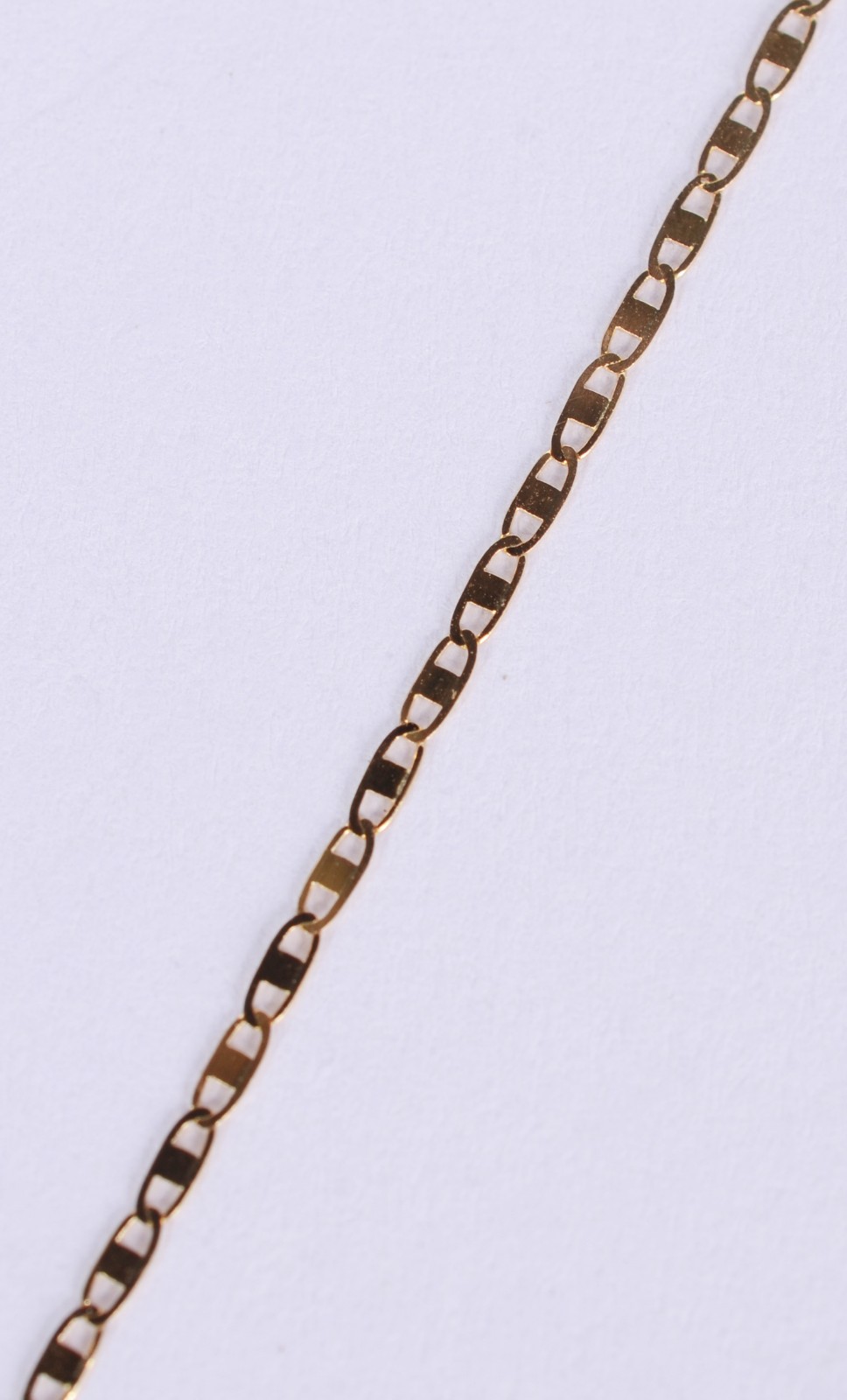Colar com pendente feitio gota pedra topázio de ouro 18 k., contraste... - foto 3 de 5