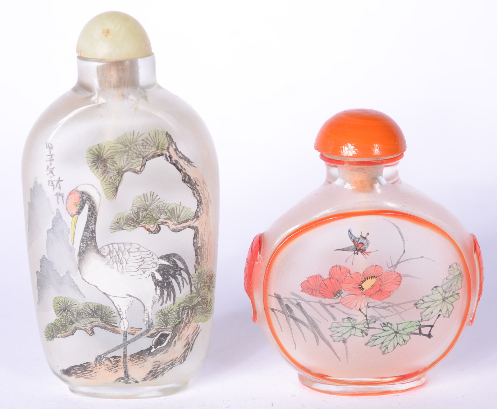 Dois pequenos perfumeiros "snuff bottle" - foto 1 de 3