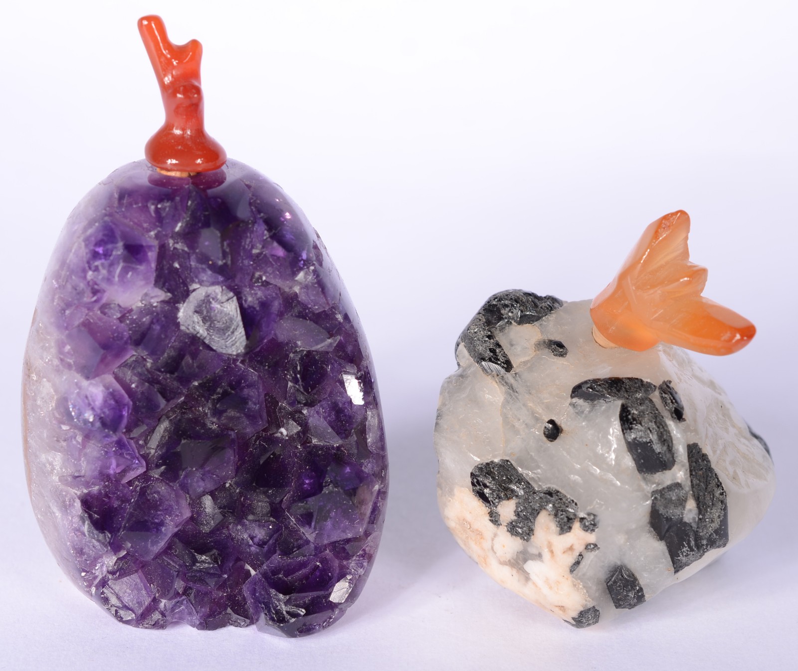 Dois pequenos perfumeiros "snuff bottle" - foto 1 de 2