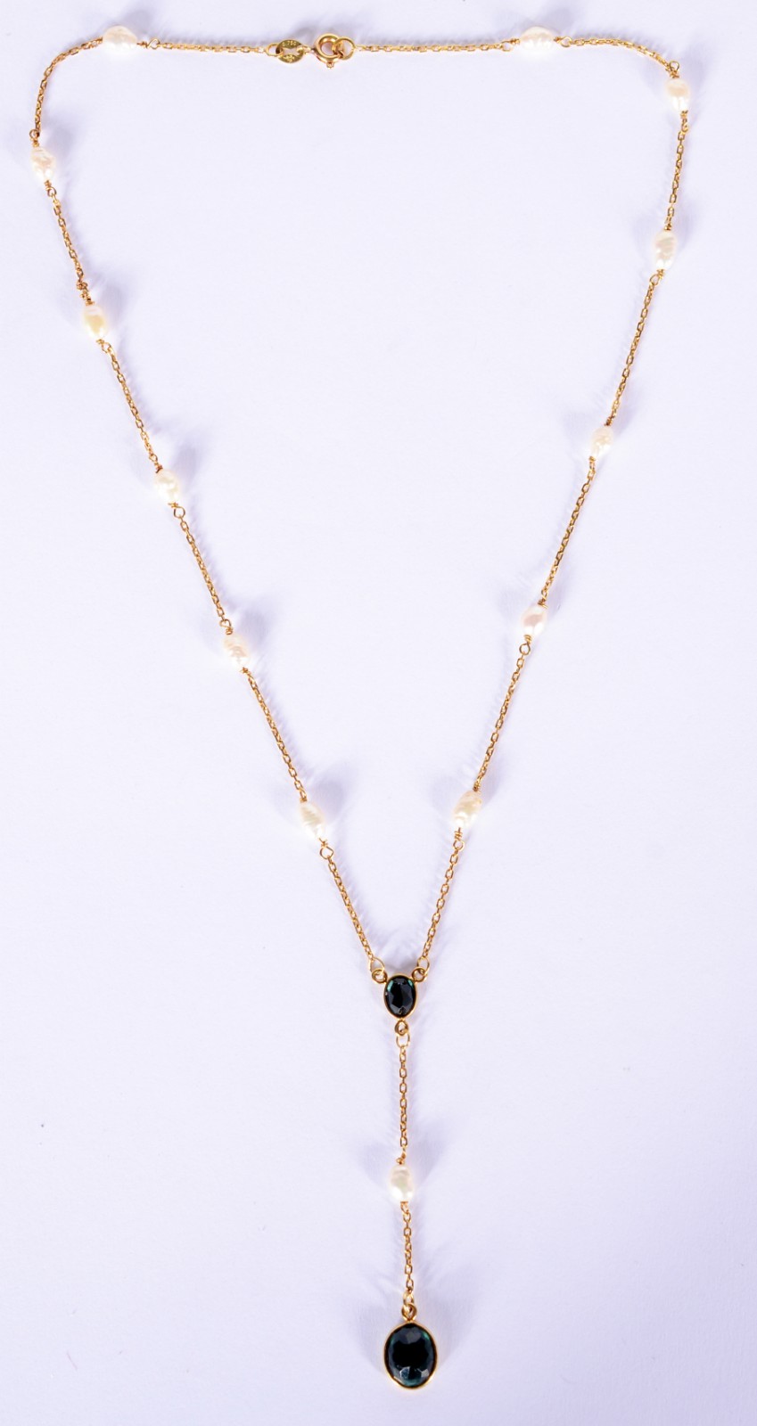 Colar com pendente de ouro 18 k., contraste 750 mls. (Por motivos de... - foto 1 de 4