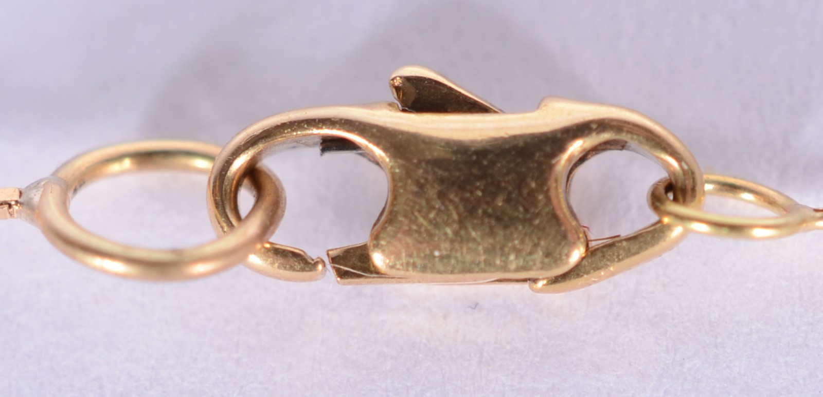 Colar com pendente de ouro 18 k., contraste 750 mls. (Por motivos de... - foto 3 de 6