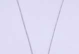 Colar de ouro branco com pendente e mini brilha... - Colar de ouro branco com pendente e mini brilhantes. (Por motivos de segurança a peça não se encontra na loja).