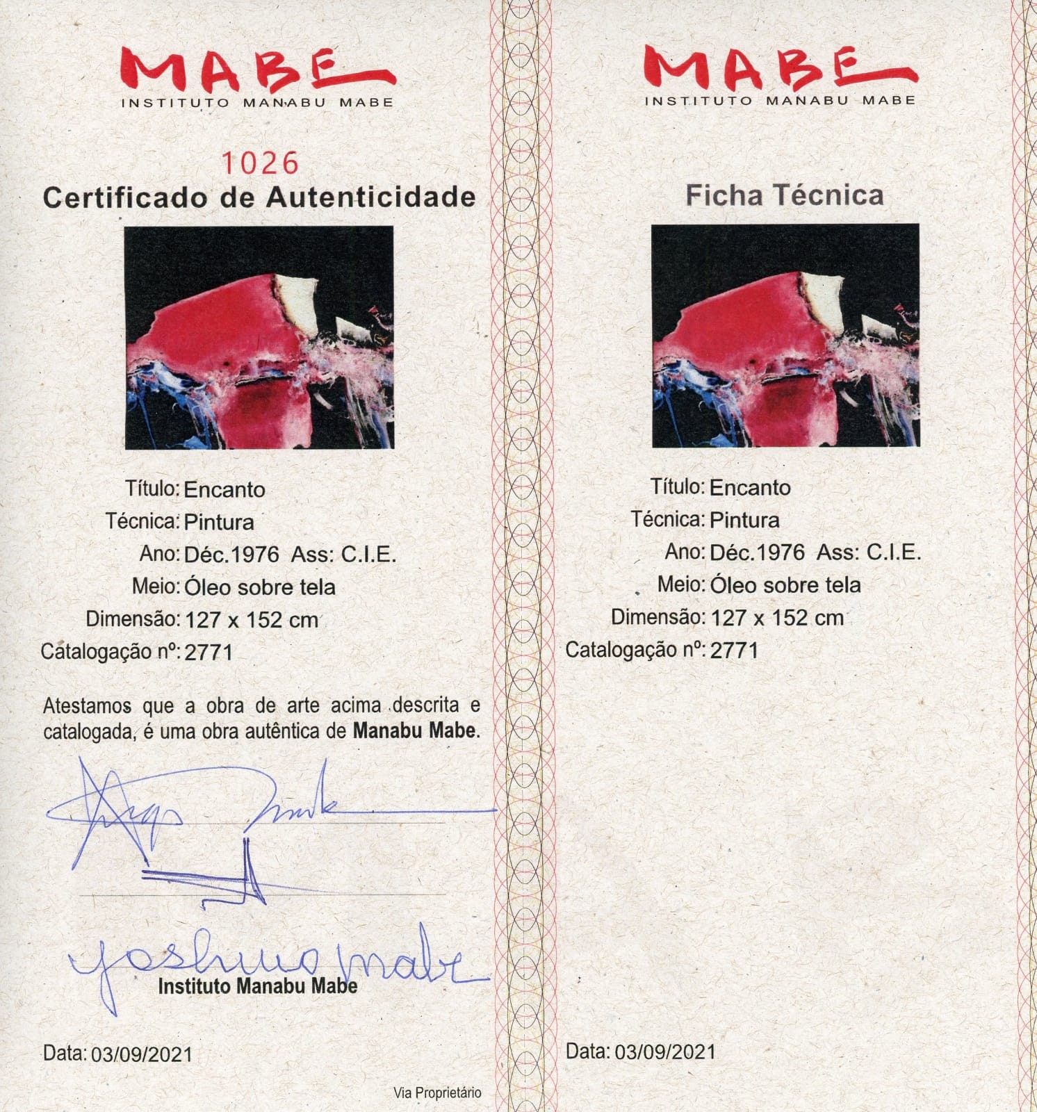 Manabu Mabe (1924-1997), Encanto - foto 7 de 7