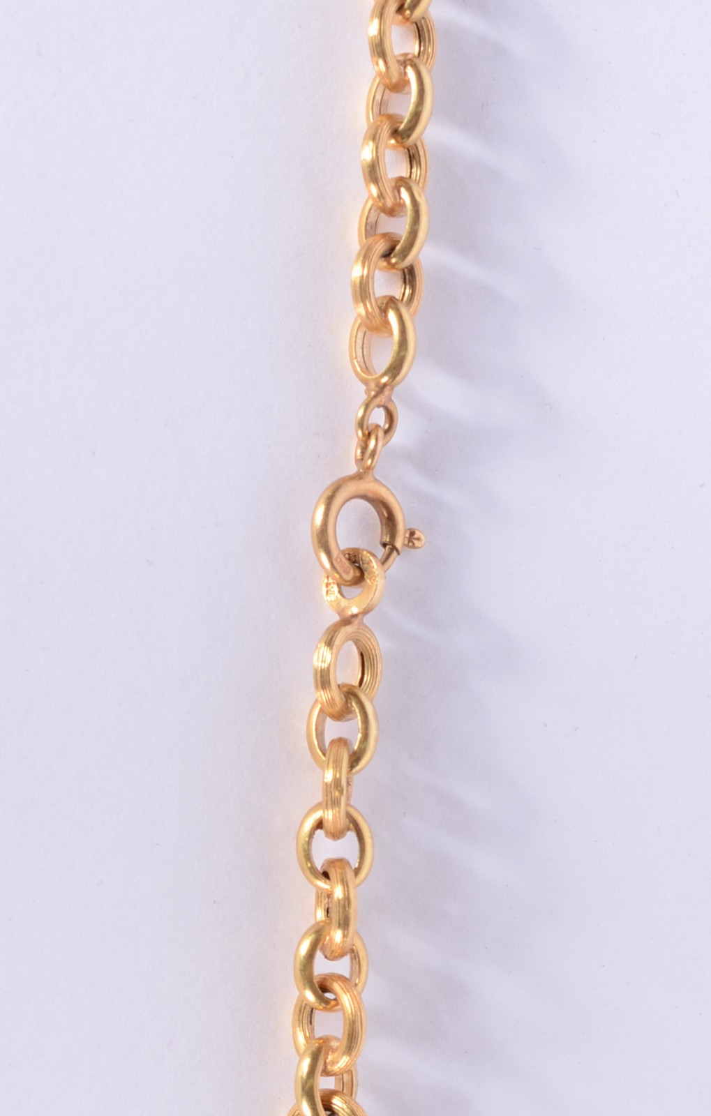 Colar de ouro 18 k., elos portugueses. (Por motivos de segurança a... - foto 3 de 5