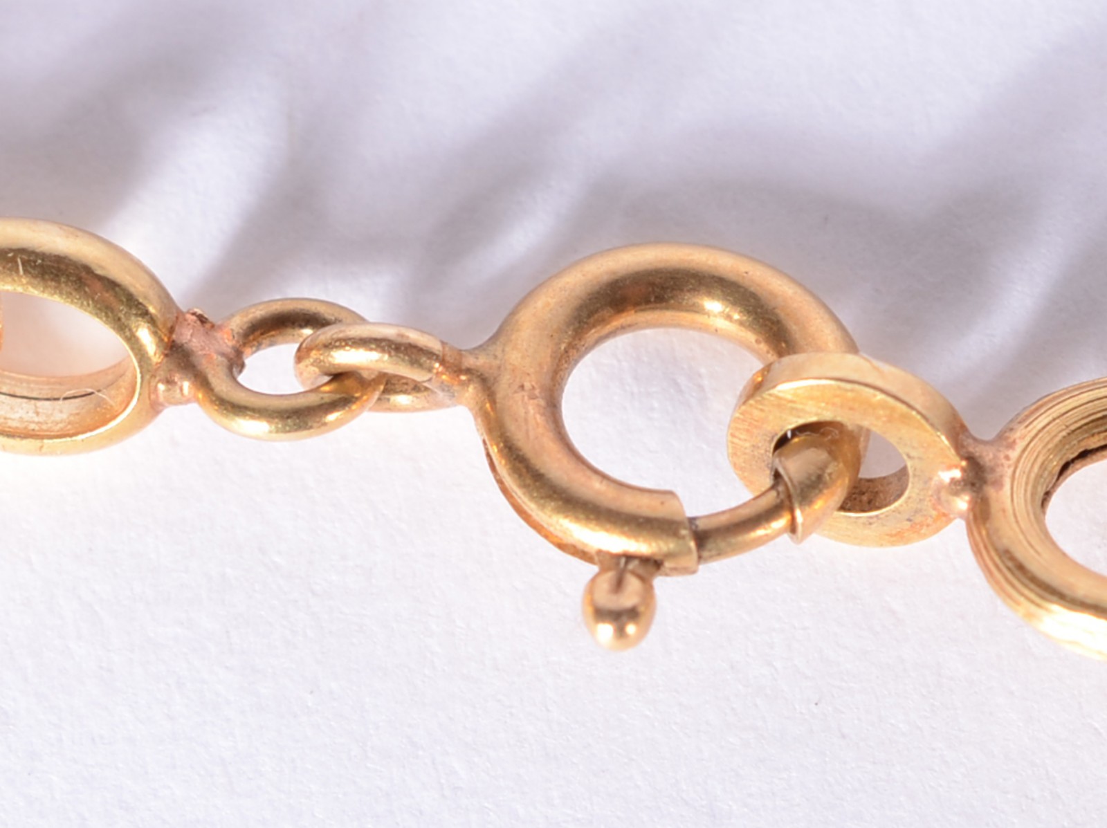 Colar de ouro 18 k., elos portugueses. (Por motivos de segurança a... - foto 4 de 5
