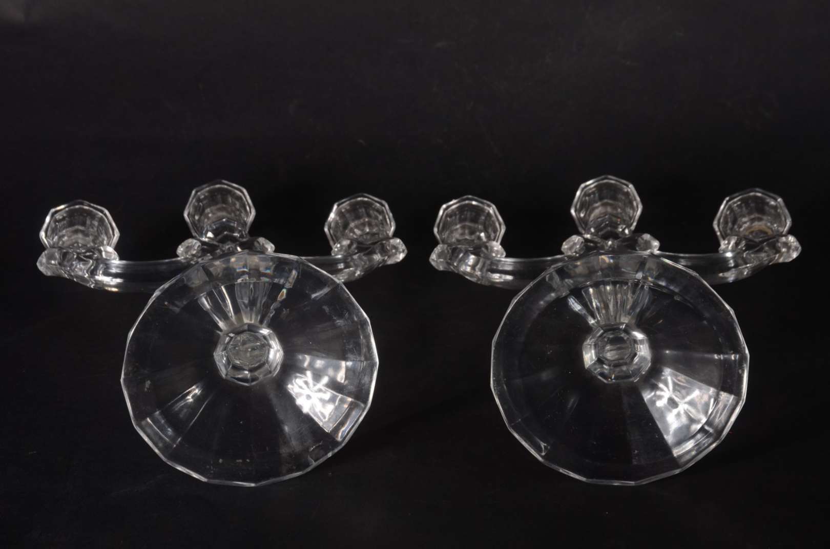 Juego De Candelabros De Cristal De 2 A 13 Pulgadas Extra Altos Para Velas Cónicas O Velas De Té