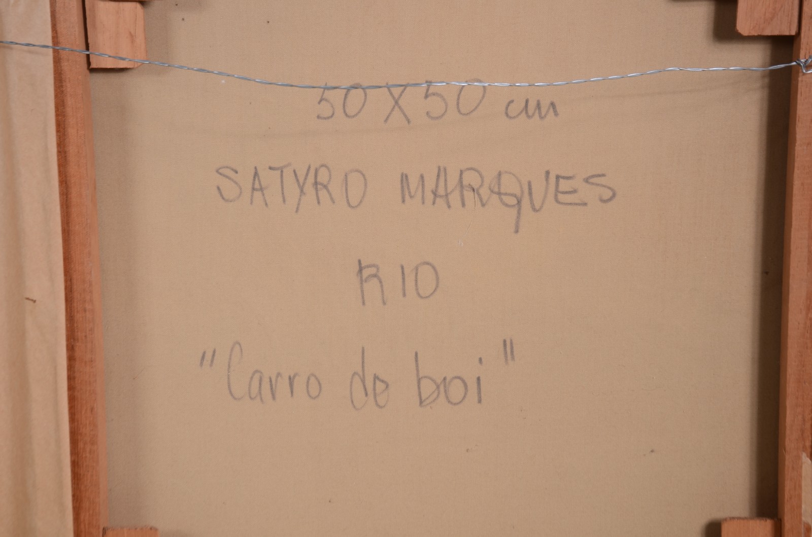 Satyro Marques (1935), Carro de Boi - foto 5 de 5