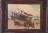 Henri Gaston Darien (1864/1926), Preparatif pou... - Óleo sobre tela.