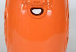 Seat garden de porcelana  na cor laranja 
 - Seat garden de porcelana  na cor laranja 
