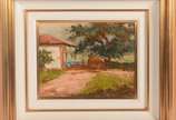 Paulo Marinho (1944), Carros de Boi - Óleo sobre tela - datado 85.