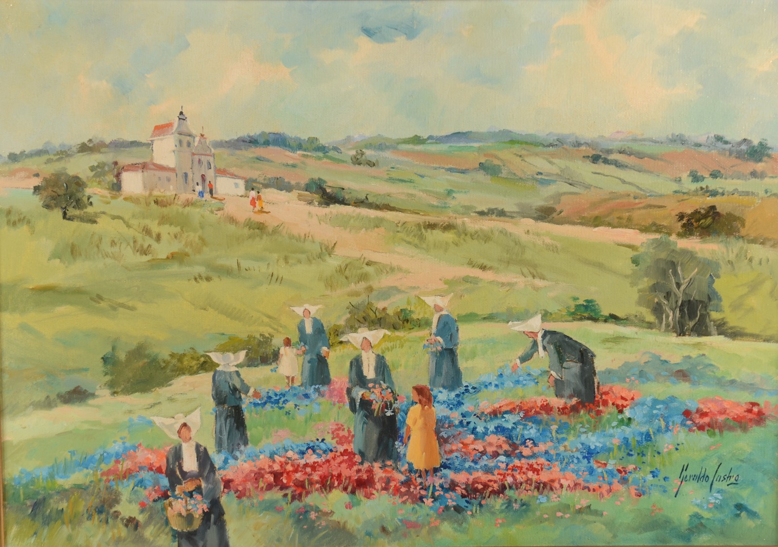 Geraldo Castro (1914-1922), Freiras no jardim - foto 1 de 4