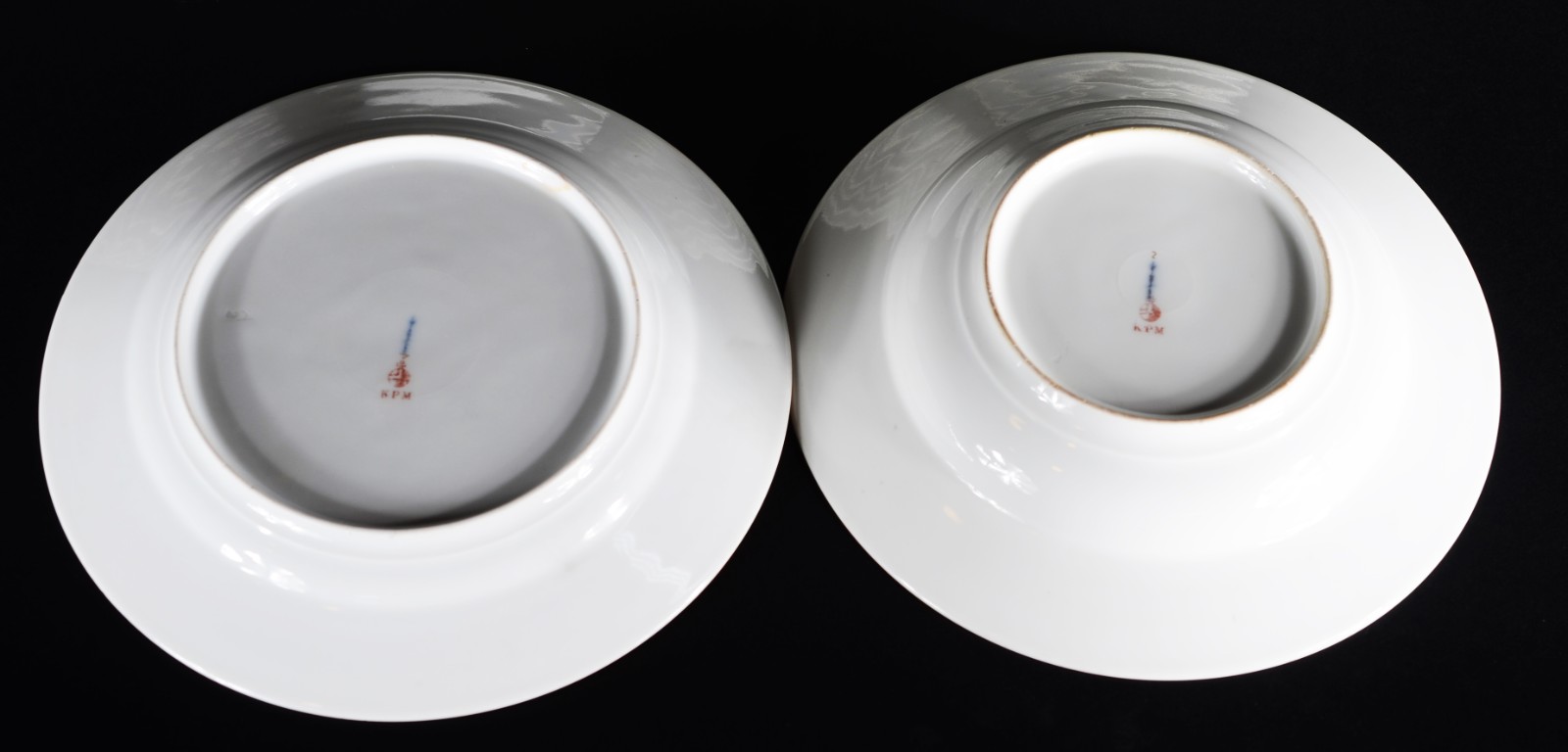 Serviço de jantar de antiga porcelana alemã KPM, tarja azul celeste... - foto 5 de 9