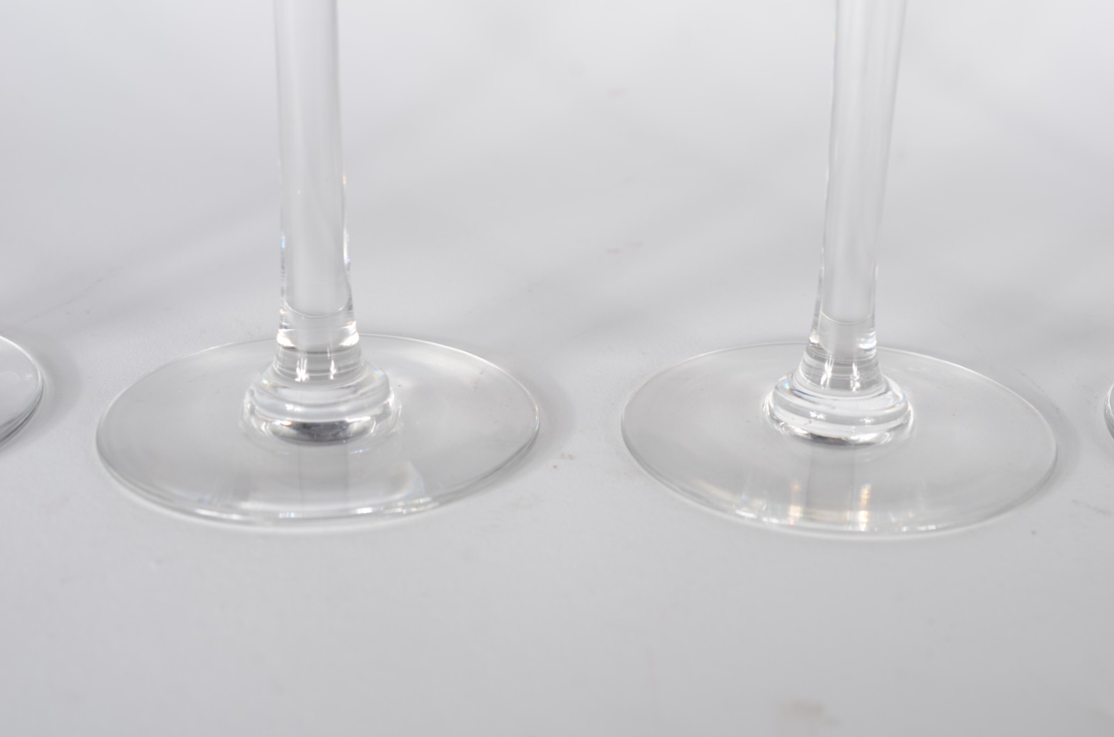 Seis cálices para vinho branco de cristal europeu doublé lilás... - foto 3 de 5