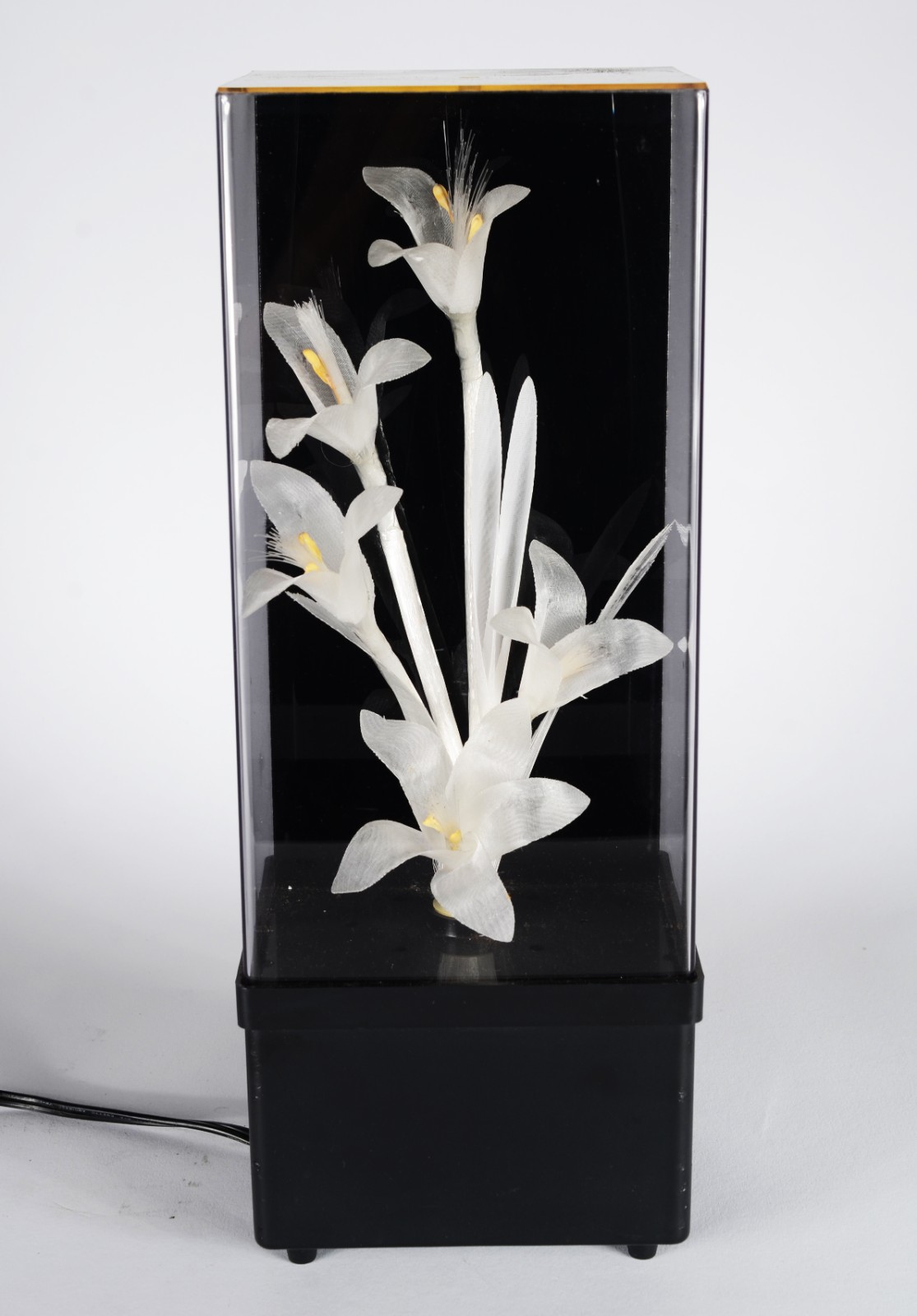 Peça decorativa no feitio de flor com iluminação em diversas cores. - foto 1 de 8