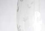 Par de donzelas em demi cristal lapidado com ba... - Par de donzelas em demi cristal lapidado com bases de madeira. Pequenos lascados nas bordas.