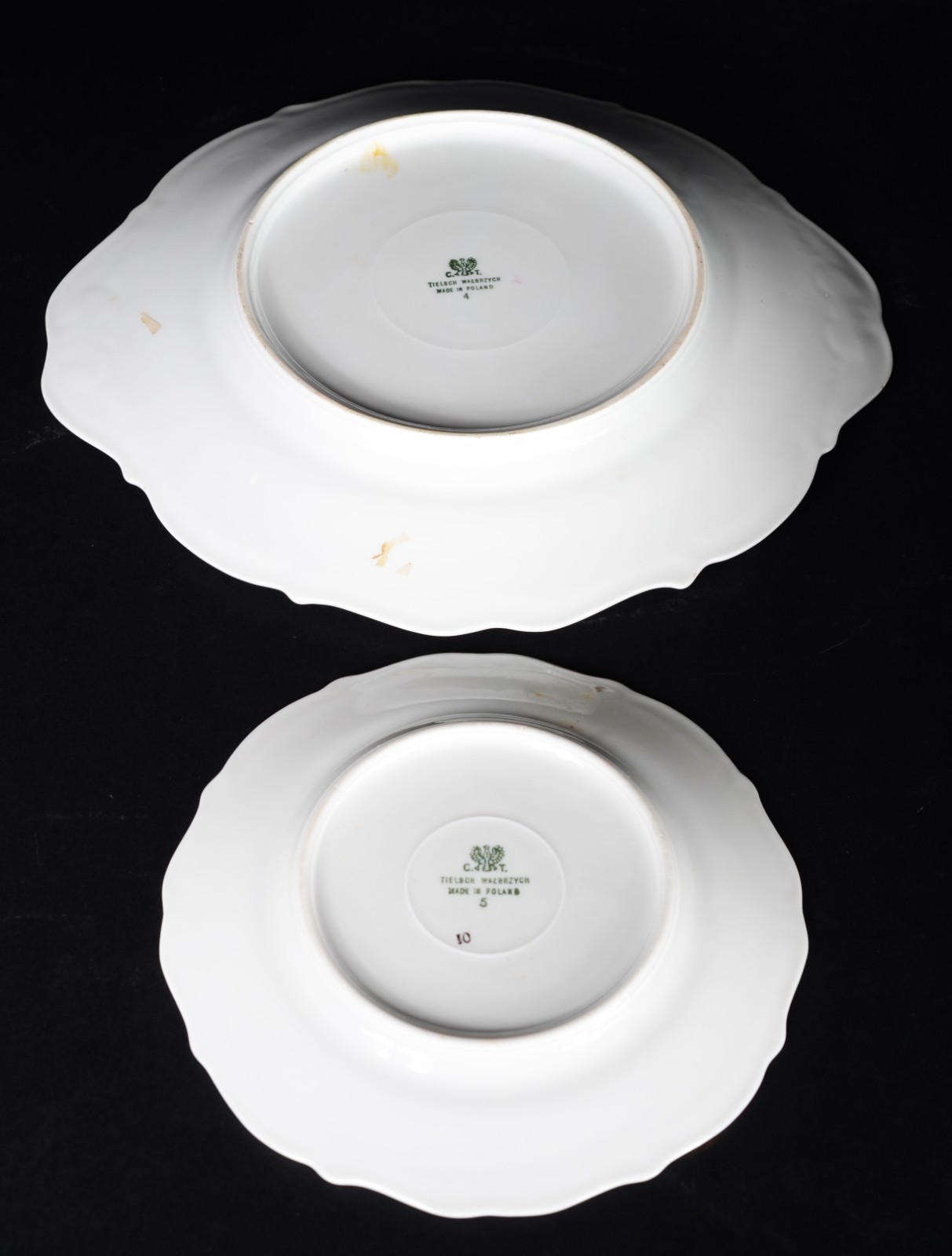 Serviço de jantar de porcelana polonesa, decoração floral em... - foto 5 de 9
