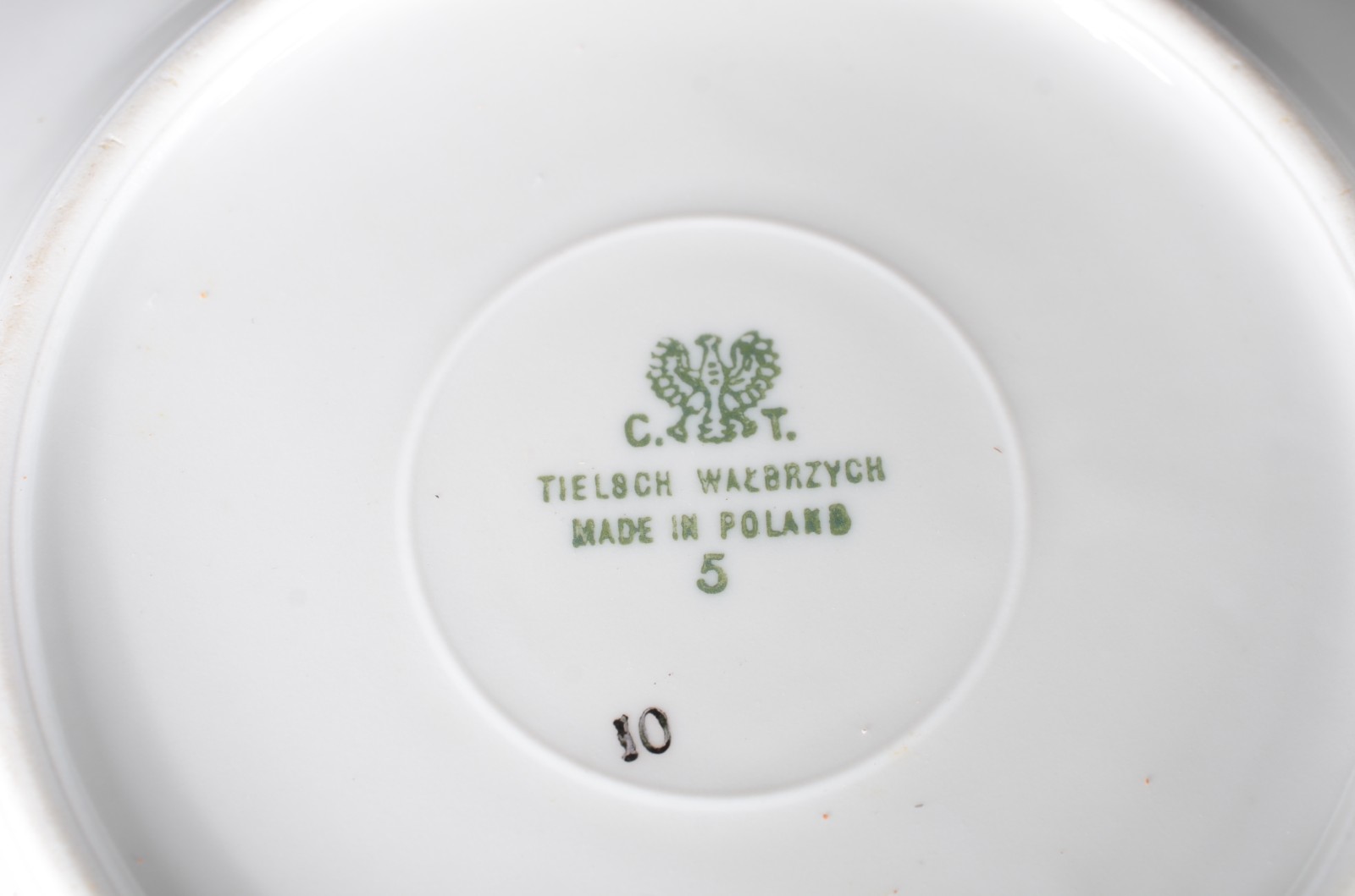Serviço de jantar de porcelana polonesa, decoração floral em... - foto 6 de 9