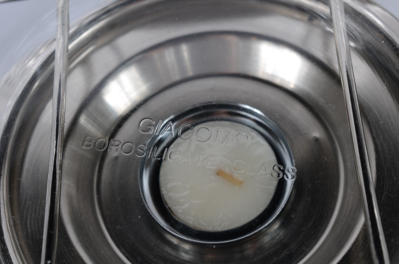 Rechaud giratório linear com 6 compartimentos em aço inox e vidro. - foto 4 de 4