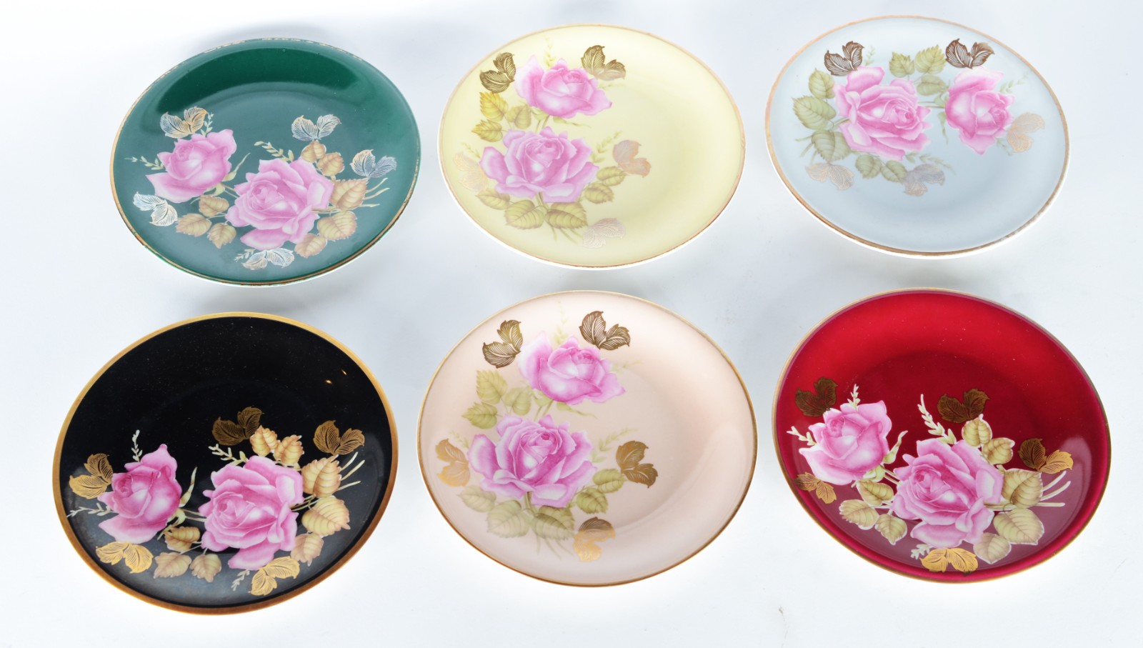 Conjunto para chá e bolo de porcelana Bavaria, decoração floral... - foto 3 de 8