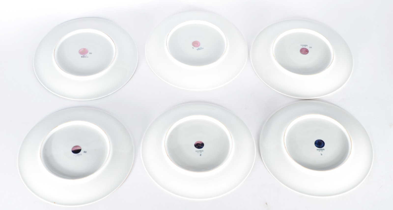 Conjunto para chá e bolo de porcelana Bavaria, decoração floral... - foto 5 de 8