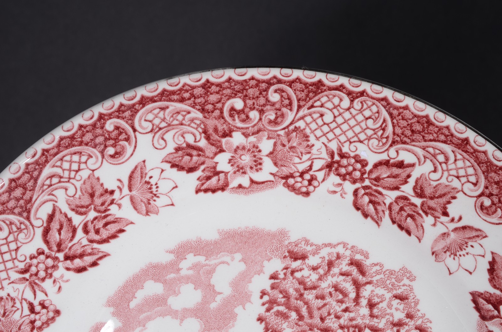 Serviço de jantar de faiança inglesa "Barratts - Elizabethan" rosa e... - foto 3 de 6
