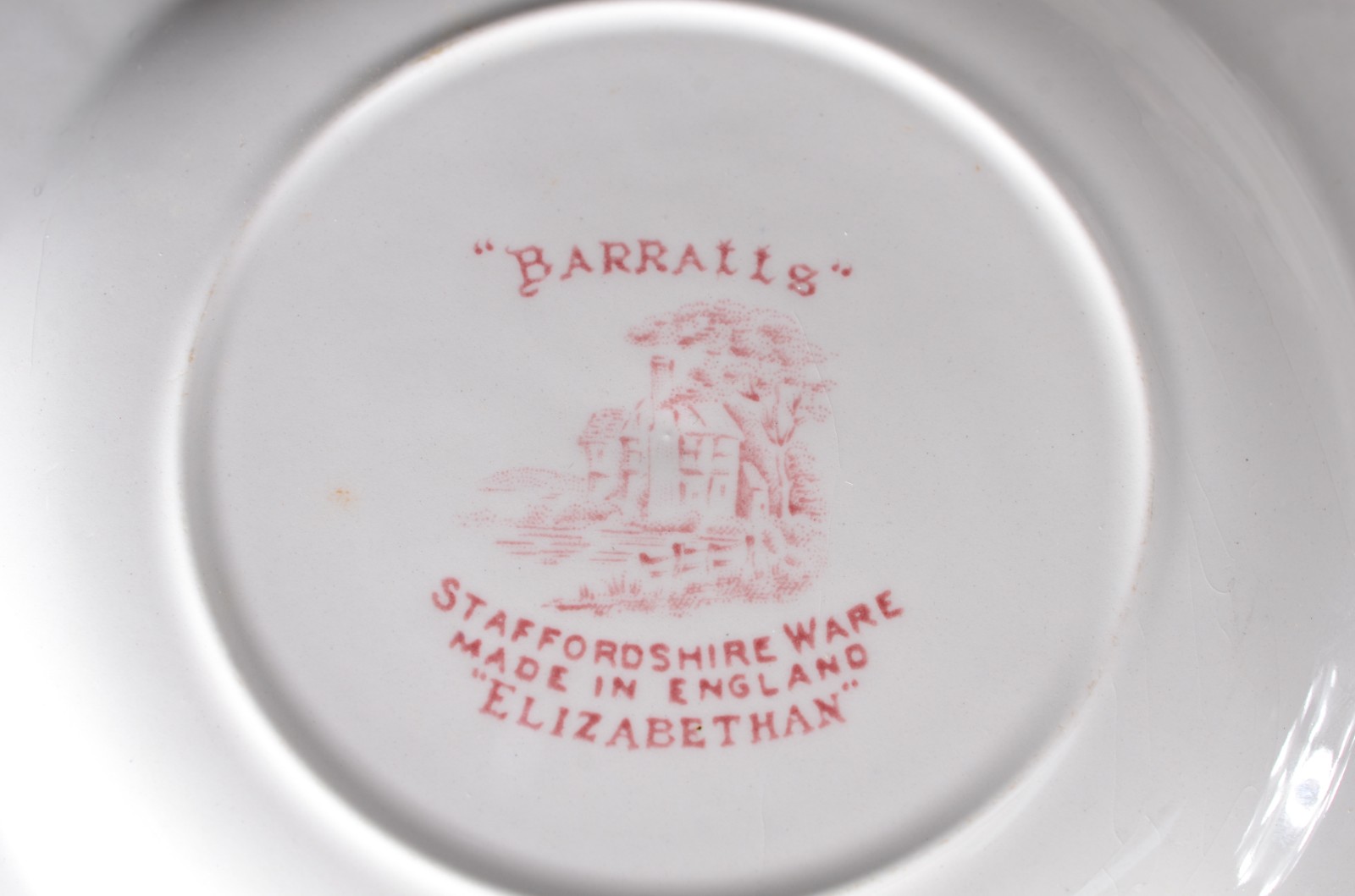 Serviço de jantar de faiança inglesa "Barratts - Elizabethan" rosa e... - foto 6 de 6