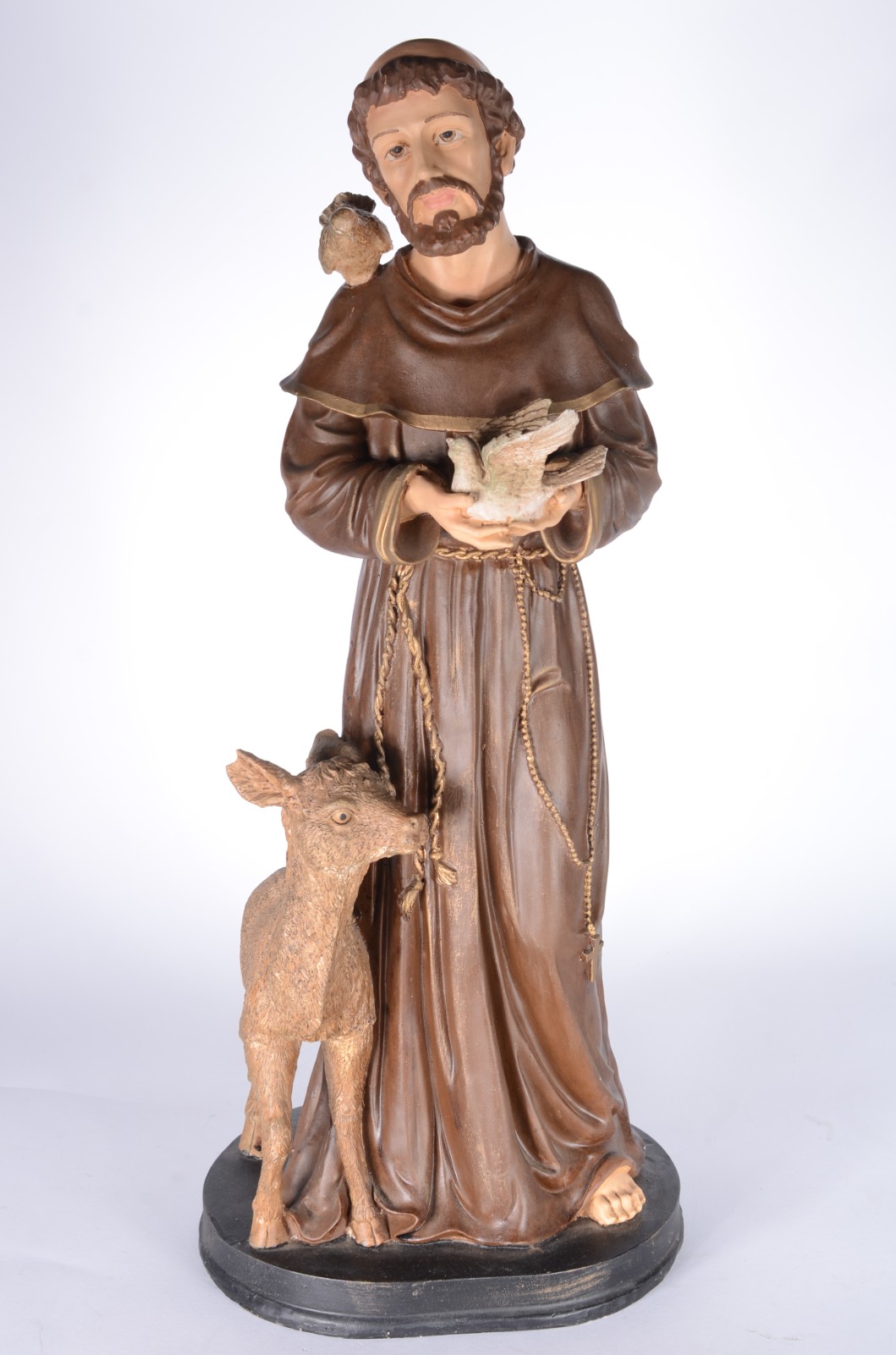 São Francisco - Imagem em material sintético policromado. - foto 1 de 9