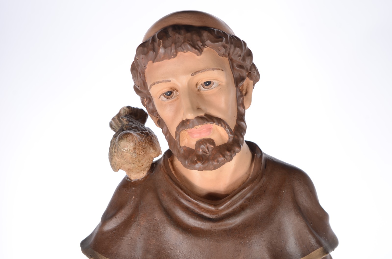 São Francisco - Imagem em material sintético policromado. - foto 2 de 9
