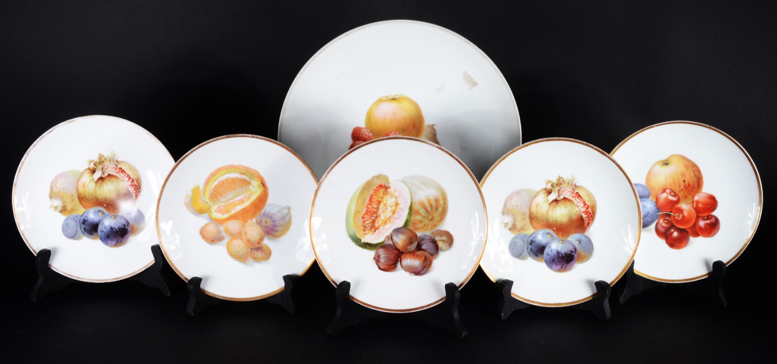 Conjunto para bolo de porcelana alemã da Bavaria, composto de prato... - foto 1 de 7