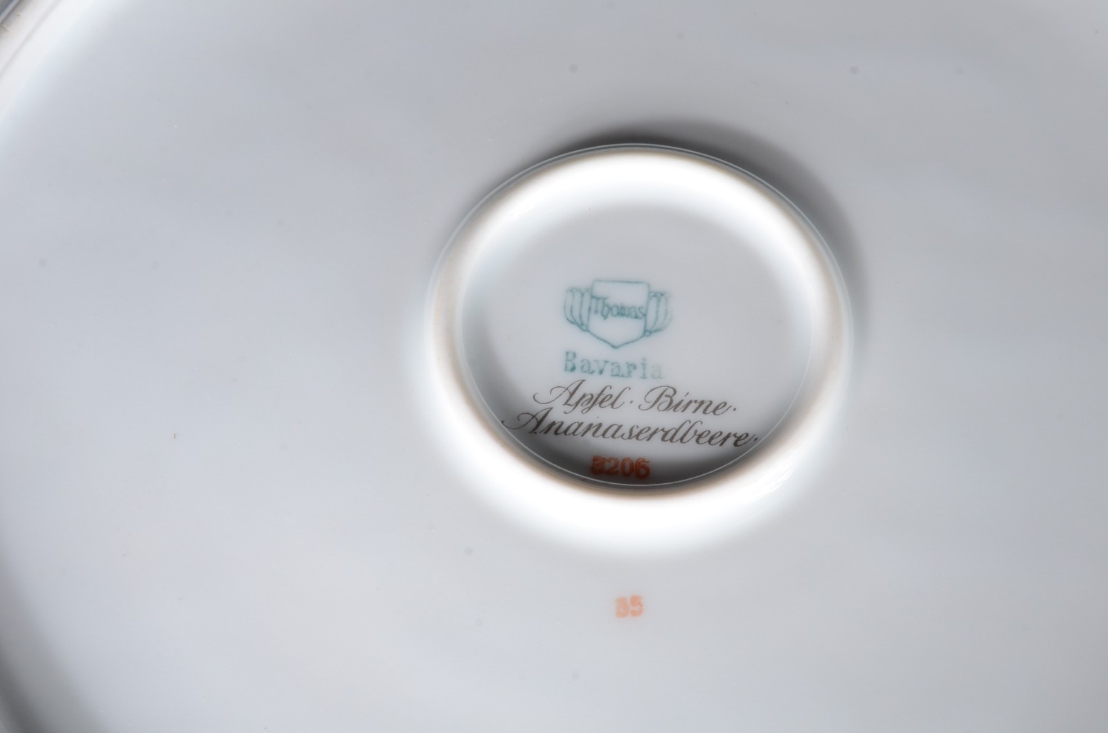 Conjunto para bolo de porcelana alemã da Bavaria, composto de prato... - foto 6 de 7