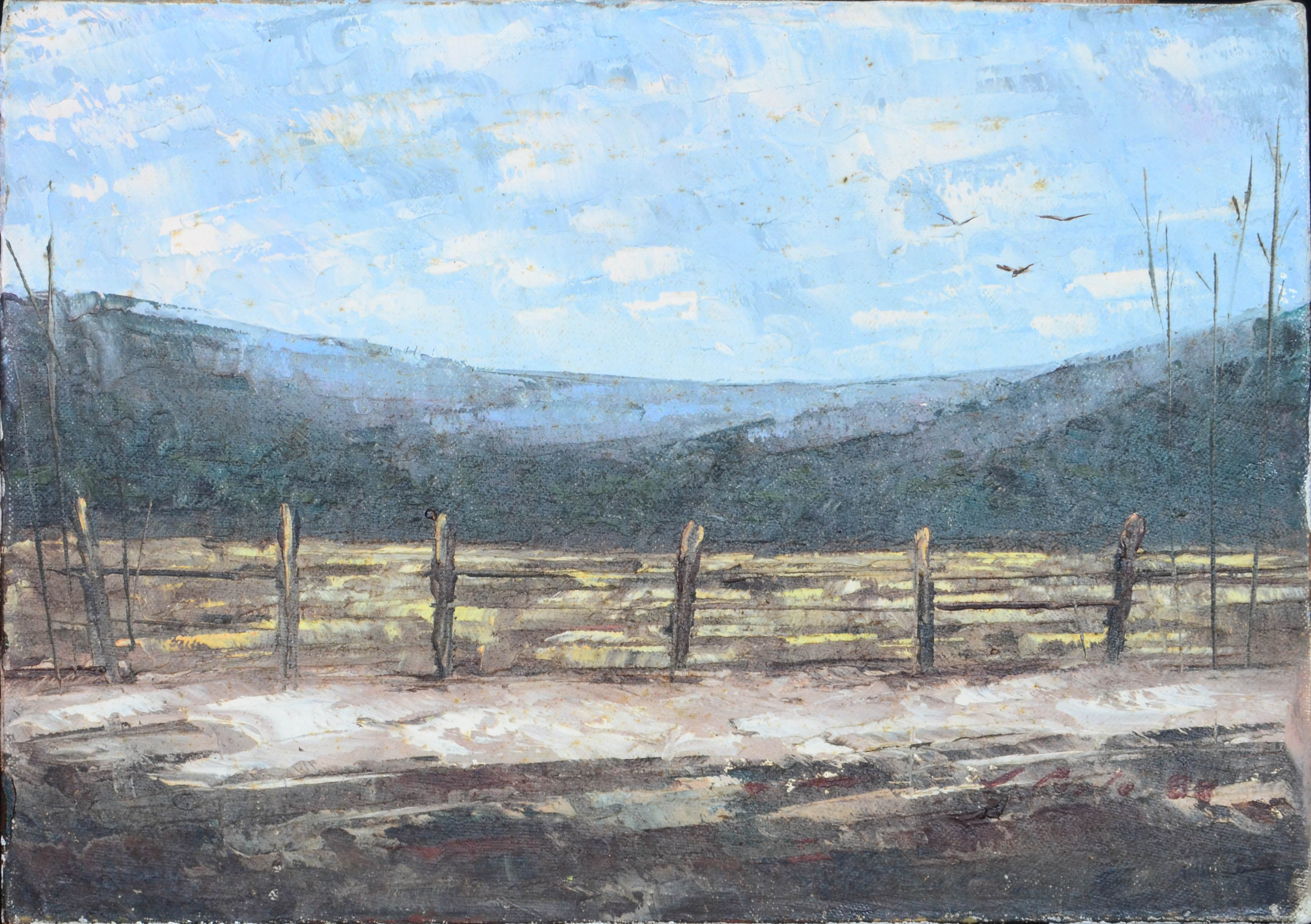 José Paulo Moreira da Fonseca (1922-2004), Cerca e paisagem - foto 1 de 3