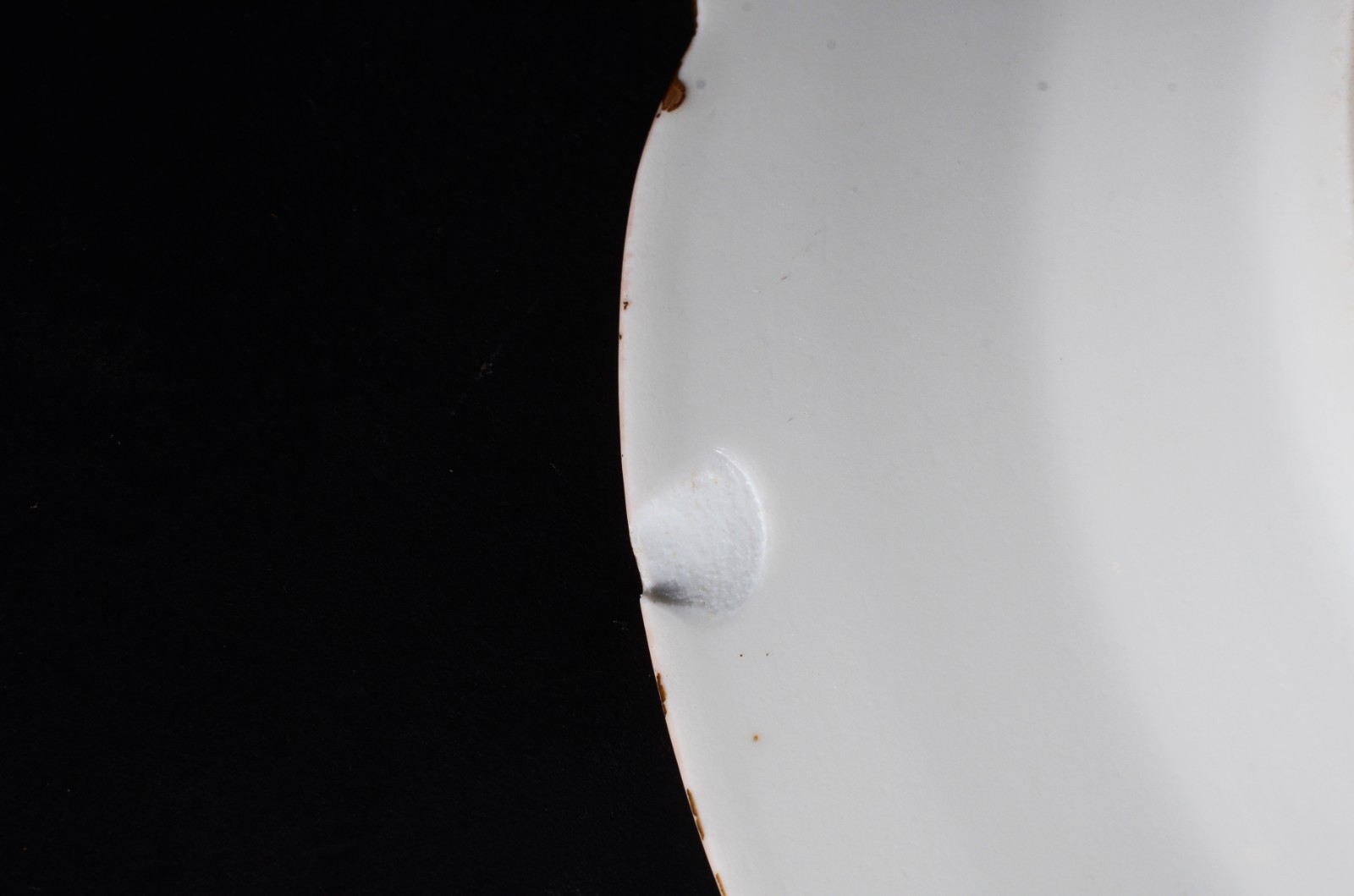 Par de pratos de sobremesa de porcelana francesa. Serviço do Paço... - foto 4 de 4