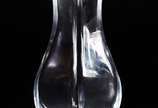 Baccarat (1764),  - Pequeno vaso de cristal francês, marcado na base.