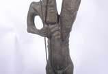 HENRIQUE RADONSKY,  - Escultura de bronze representando Guerreiro Nú.<br><br>