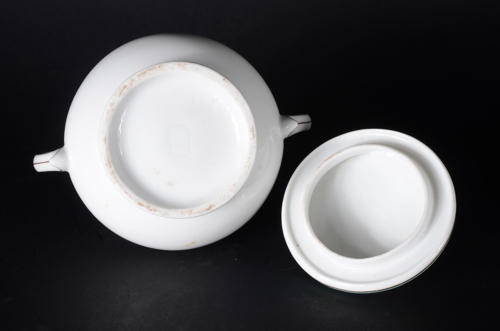 Conjunto para café de porcelana francesa Velho Paris com monograma e... - foto 6 de 9