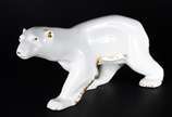 Duas peças, sendo: potiche de porcelana orienta... - Duas peças, sendo: potiche de porcelana oriental e estatueta de porcelana representando urso polar.