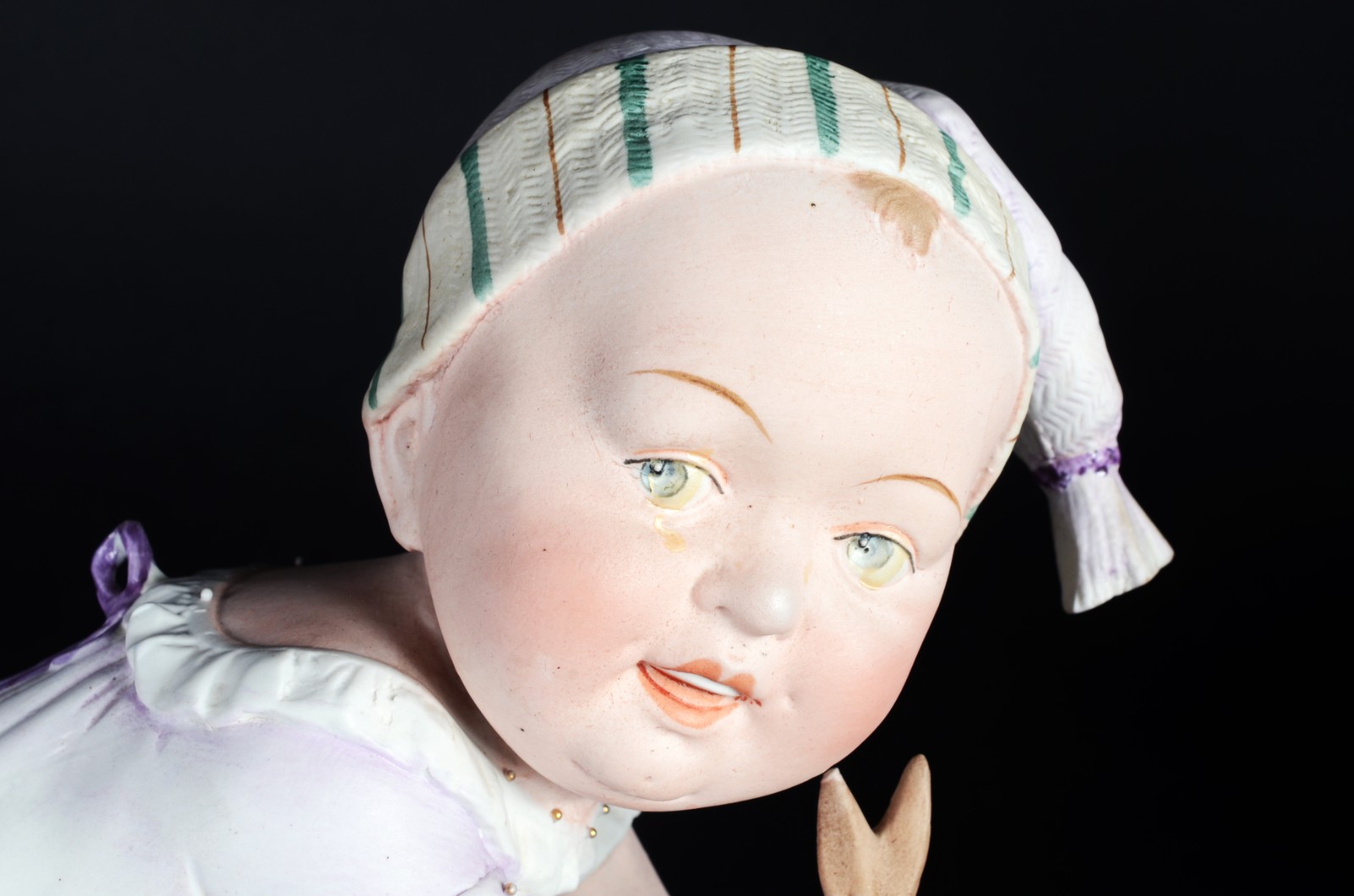 PIANO BABY - Escultura em biscuit alemão policromado, século XIX... - foto 2 de 7