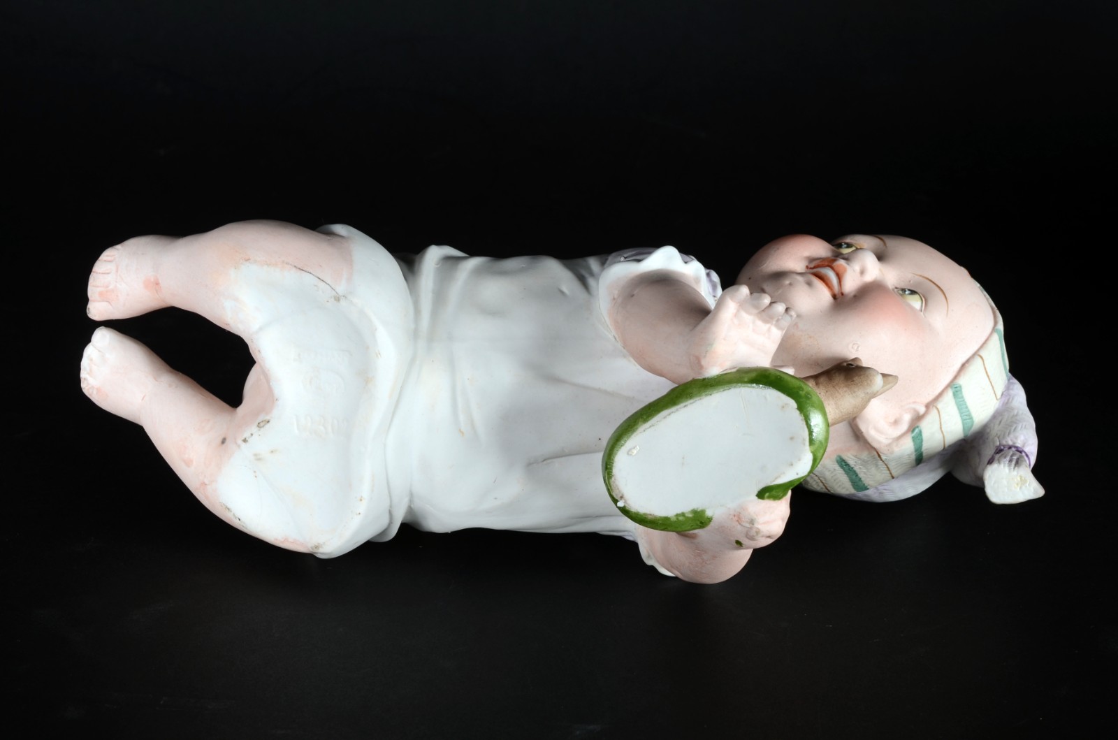 PIANO BABY - Escultura em biscuit alemão policromado, século XIX... - foto 6 de 7