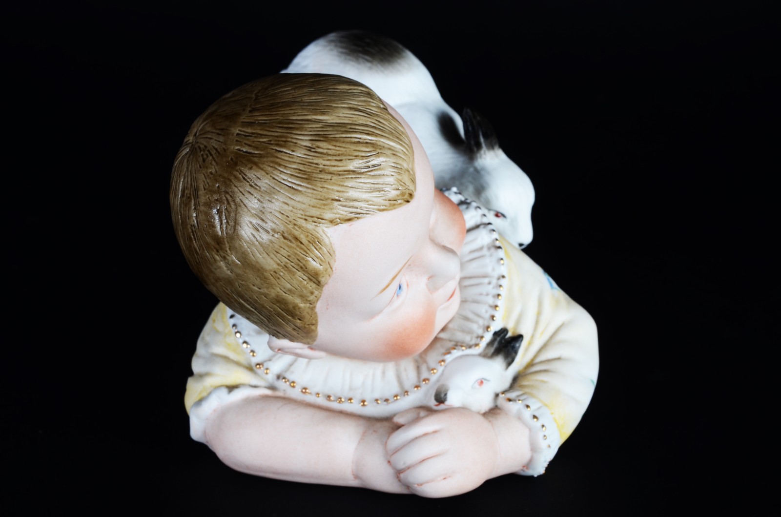 PIANO BABY - Escultura em biscuit alemão policromado, século XIX... - foto 4 de 7