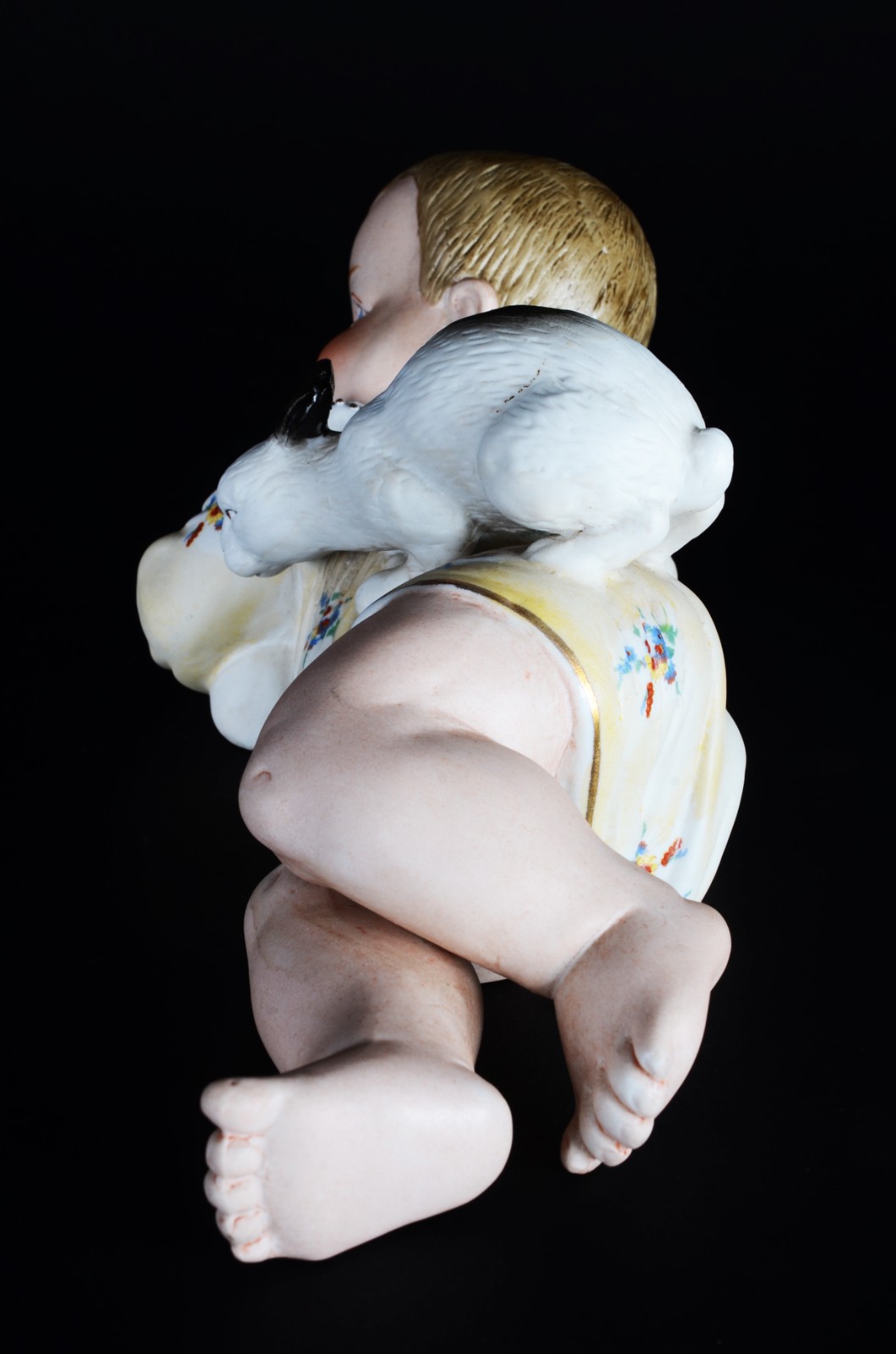 PIANO BABY - Escultura em biscuit alemão policromado, século XIX... - foto 6 de 7