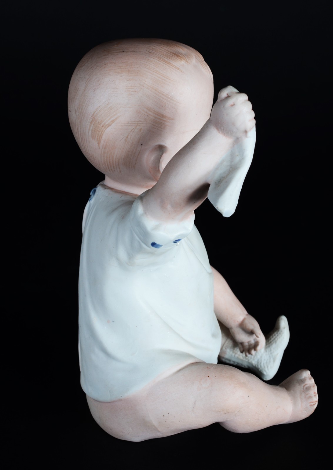 PIANO BABY - Escultura em biscuit alemão policromado, século XIX... - foto 4 de 7