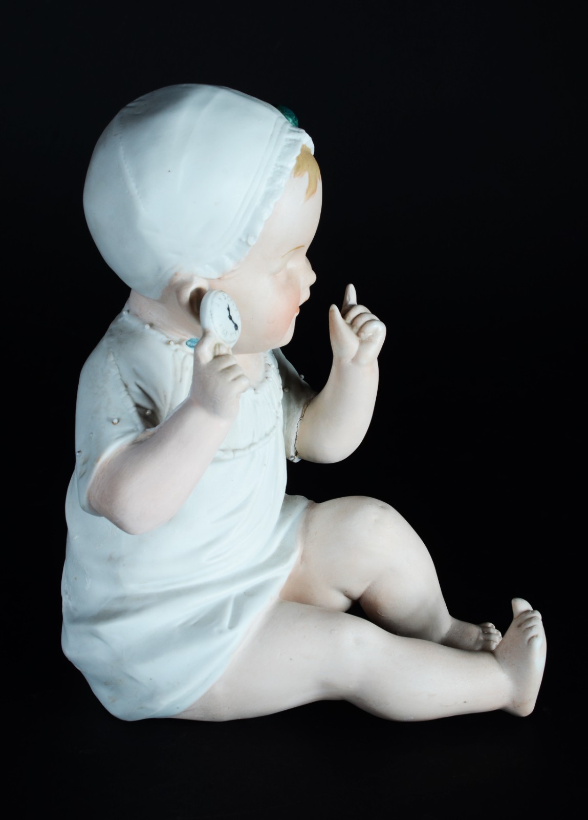 PIANO BABY - Escultura em biscuit alemão policromado, século XIX... - foto 3 de 8