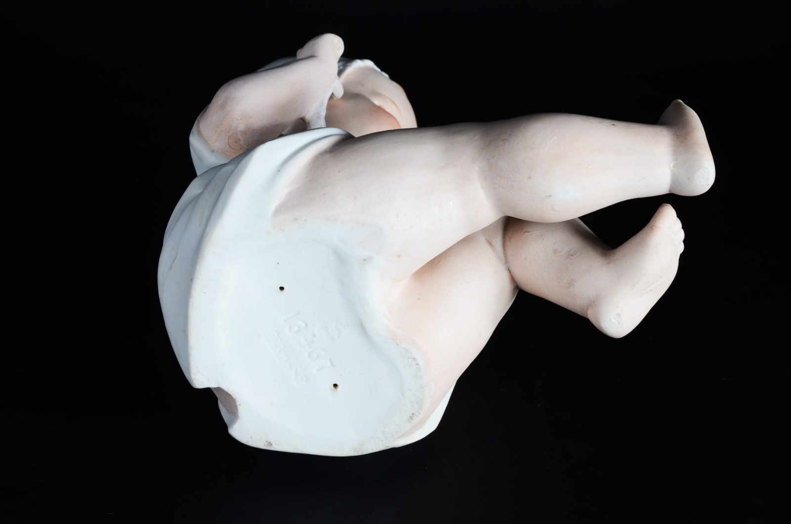 PIANO BABY - Escultura em biscuit alemão policromado, século XIX... - foto 6 de 8