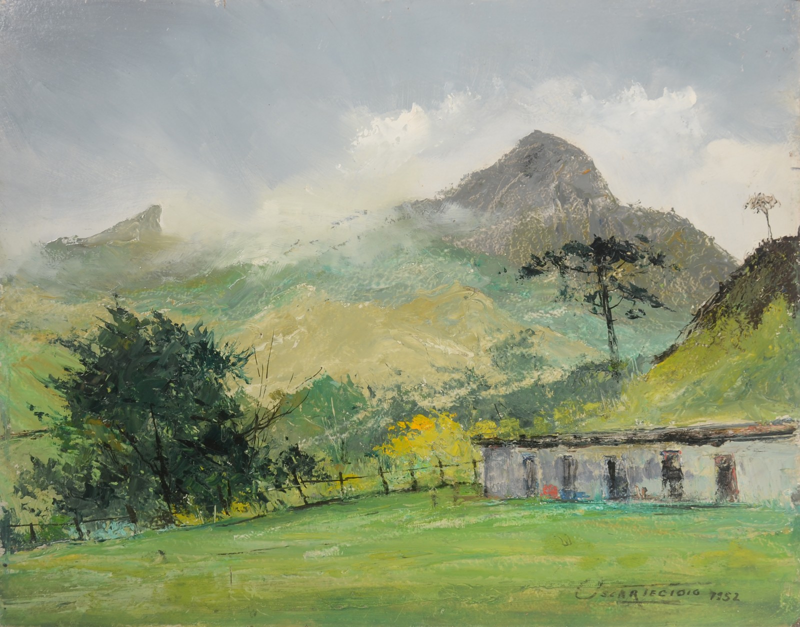 Oscar Tecídio (1926-1995), Paisagem - foto 1 de 4