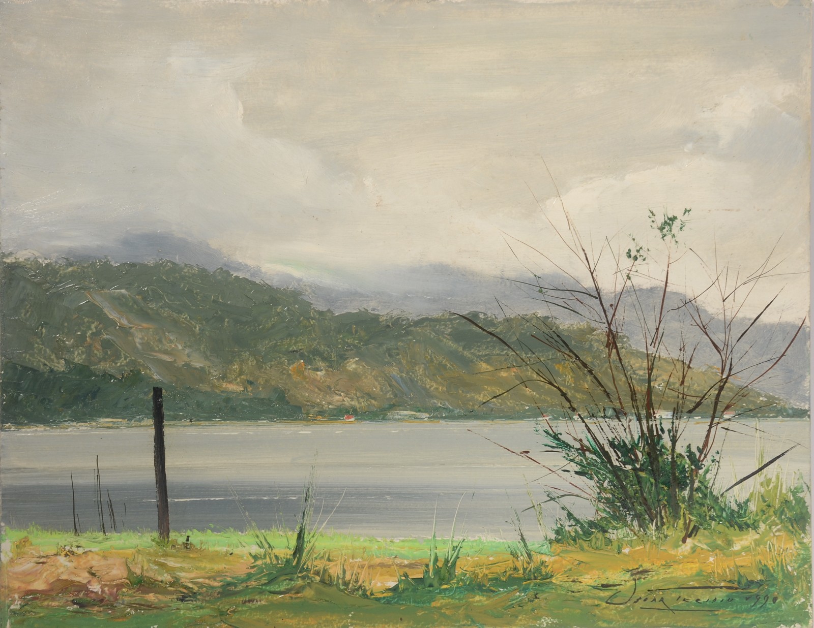 Oscar Tecídio (1926-1995), Dia de Chuva - Lagoa de Piratininga - foto 1 de 4