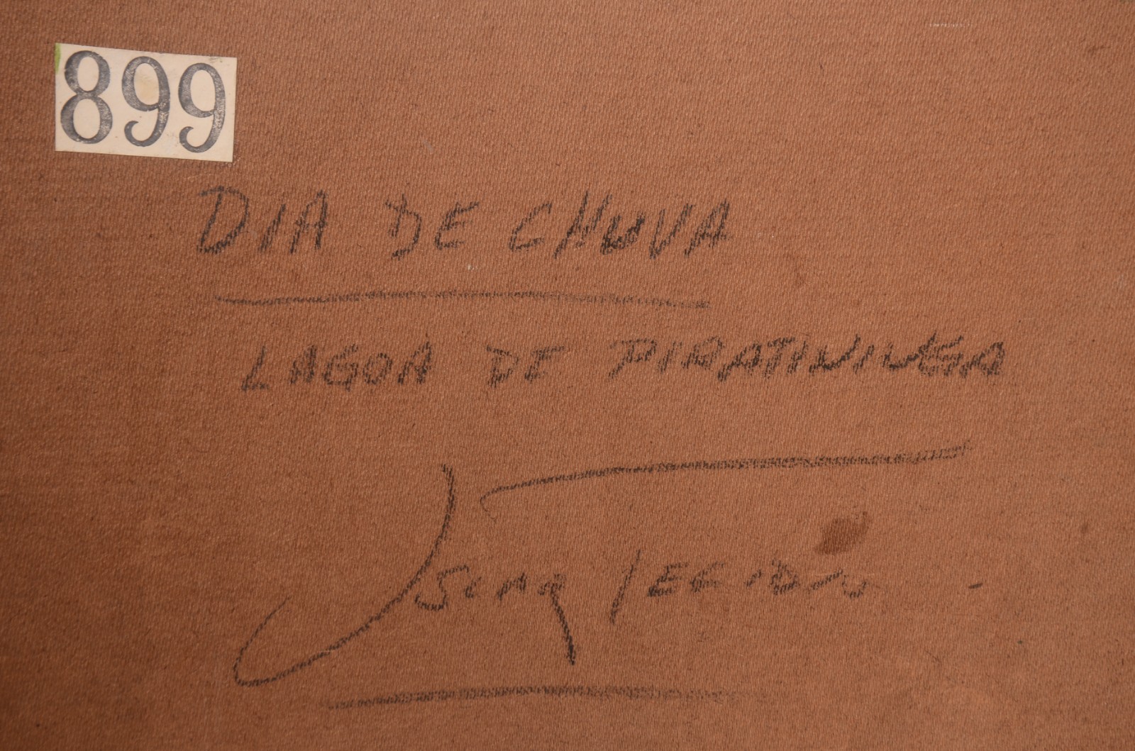 Oscar Tecídio (1926-1995), Dia de Chuva - Lagoa de Piratininga - foto 4 de 4